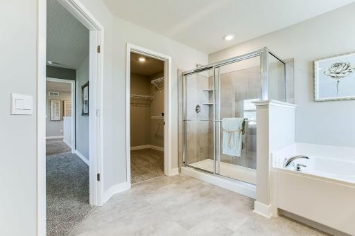 Private bath. *Photos of a similar home. Colors and options will vary.