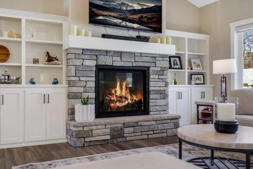 Cozy fireplace for the cold winter nights