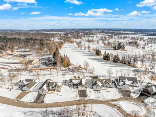 Ariel view to see close proximity to Craguns golf course