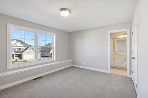 There are three additional bedrooms on the upper level. (Pic of previous model)