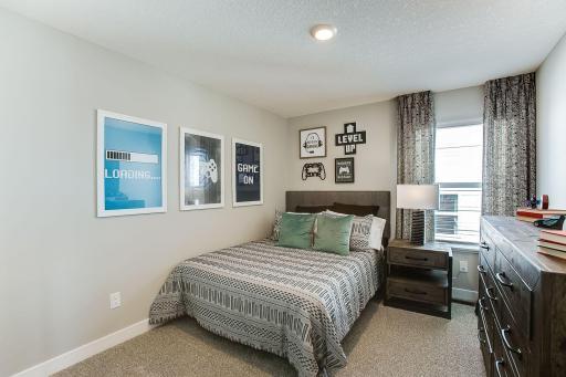 Space is also abundant throughout the rest of the home's upper level bedrooms.