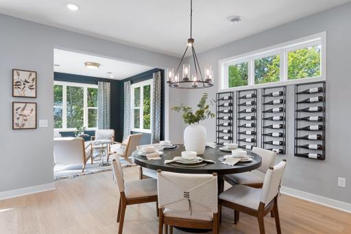 An abundance of windows make the home light and bright!