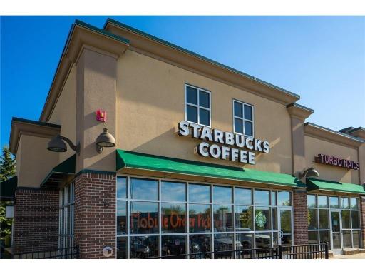 There are two Starbucks locations within 10 minutes!