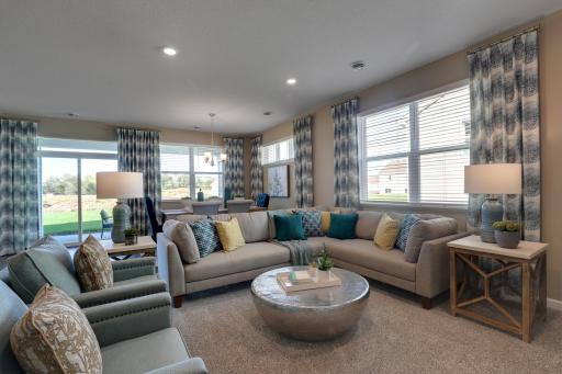 Living Room Views *Pictures are of model home, colors and finishes may vary. *