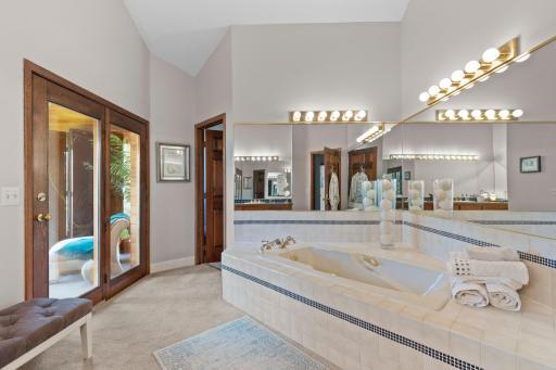 Master Bathroom features jetted tub
