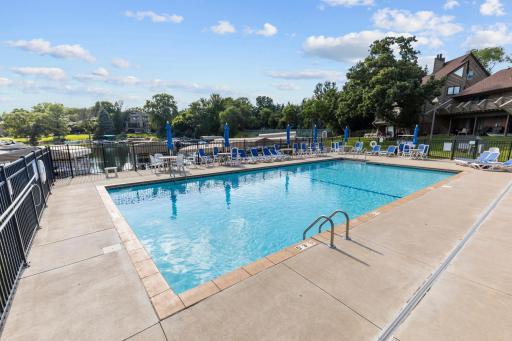 Inground pool through the association