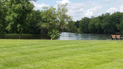 A couple minutes away with trails, playground and beautiful scenery!