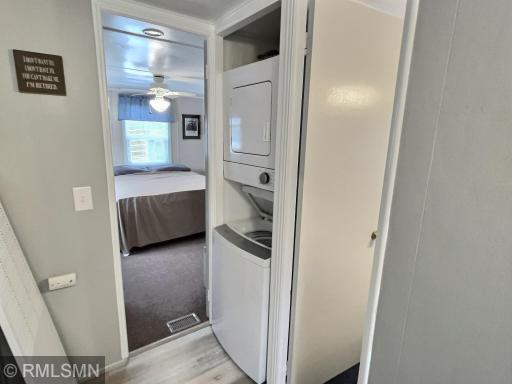 This is the stackable washer and dryer that is going with the sale as well.