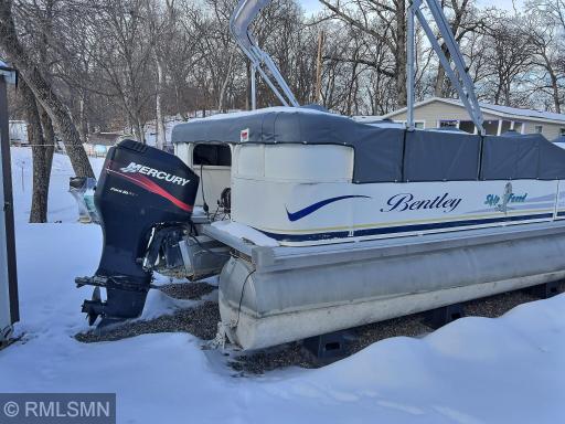 The pontoon comes equipped with a 90 HP motor that runs great and interior is in great shape.