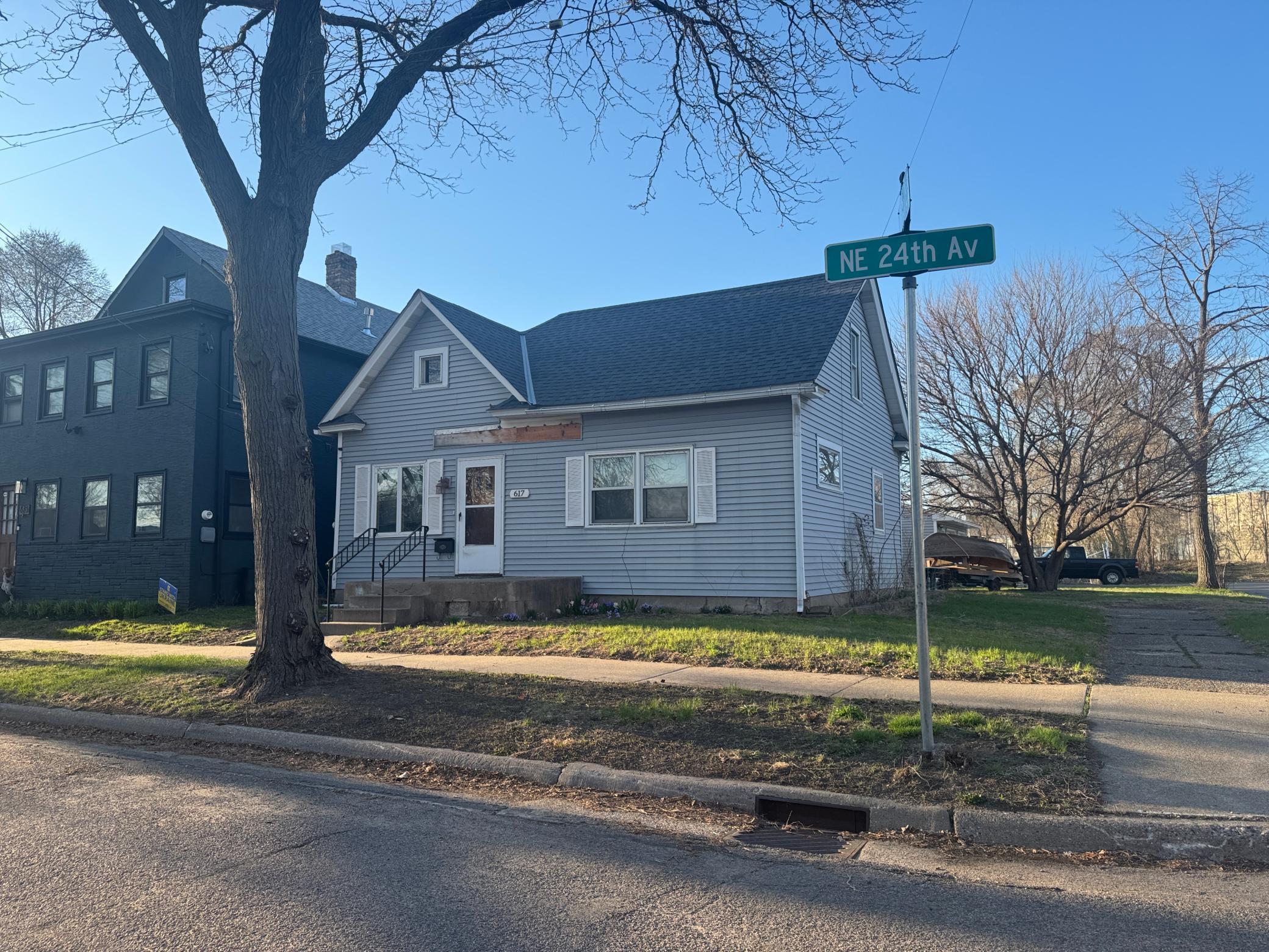 Southeast side of home.