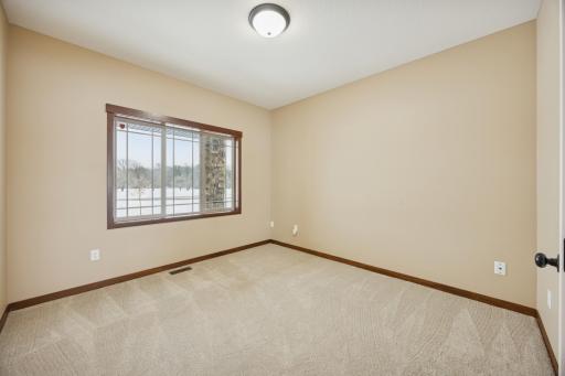 Main-level office conveniently located near the entryâperfect for remote work or a quiet study space.