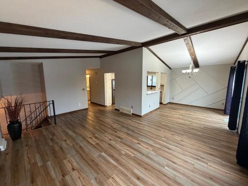 Vaulted Beam Ceiling