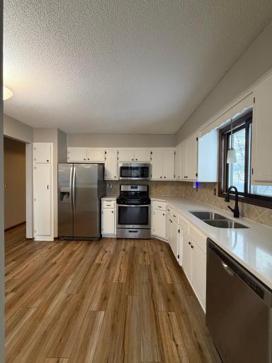 Freshly painted Cabinets