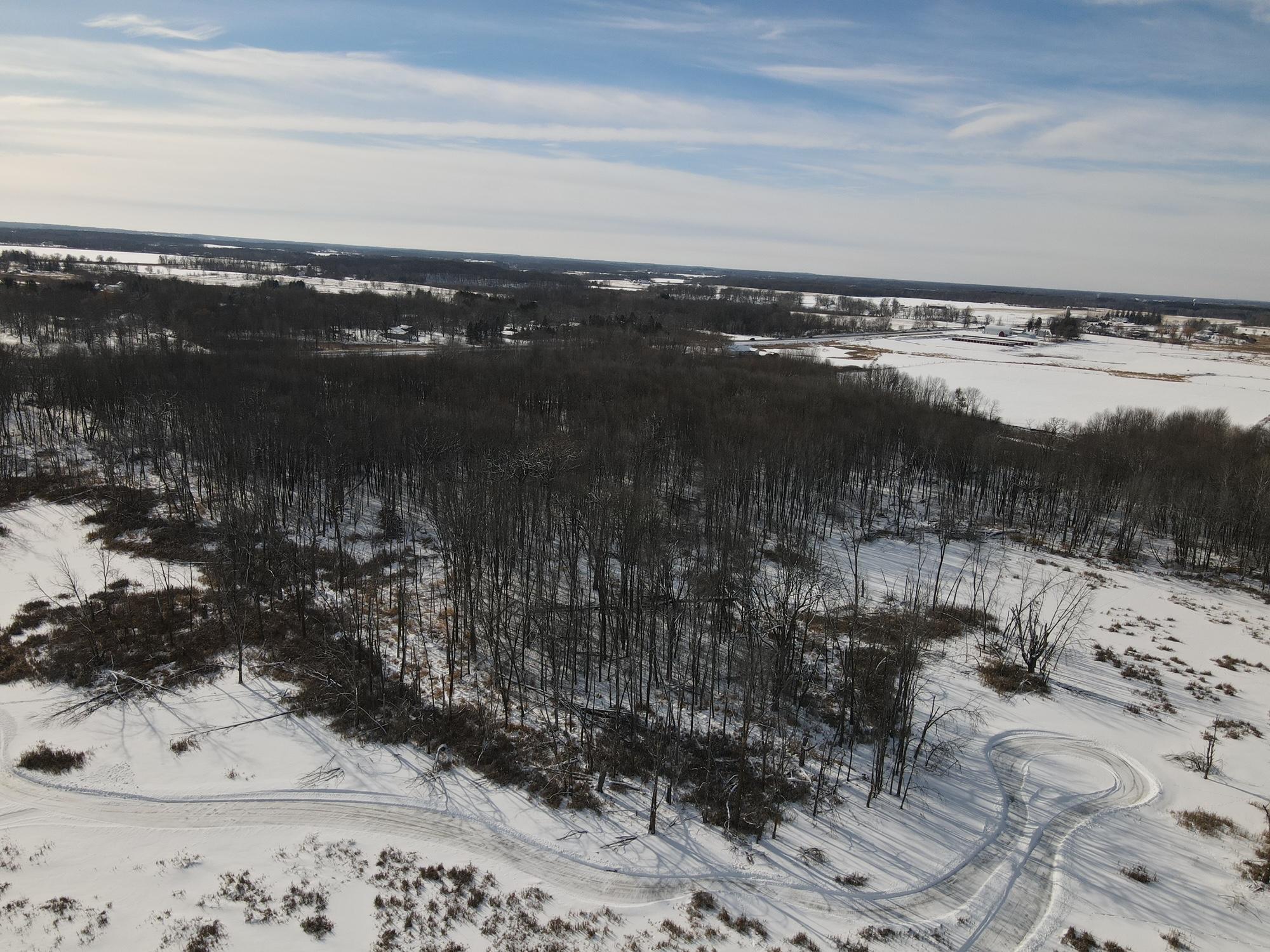 Facing west