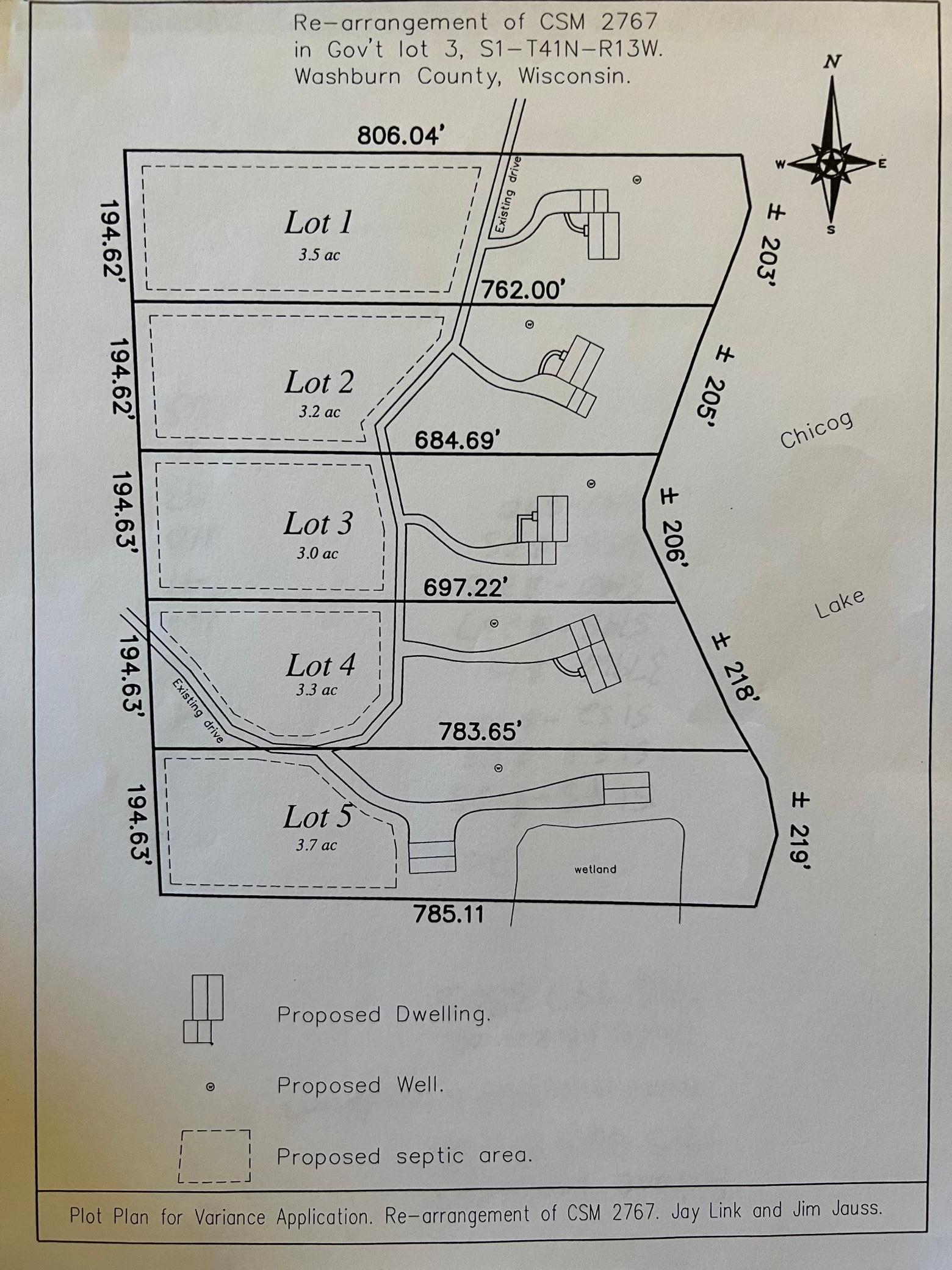 Lot layout