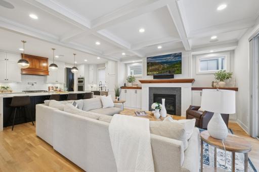 Open main level with seamless flow for everyday living and entertaining.