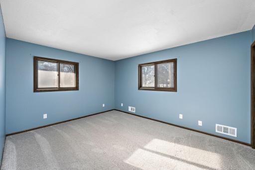 Primary bedroom on upper level.