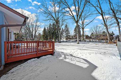 The lot is just over a quarter of an acre, so you're not right on top of your neighbors.