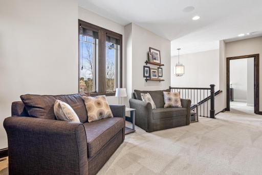 Huge upper-level loft. Great homework area for the kids!