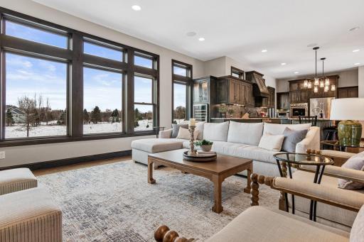 Living room area with southern exposure!
