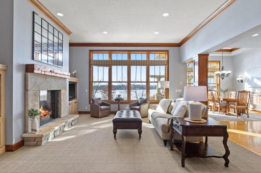 Oversized windows for incredible lake views and an abundance of natural light