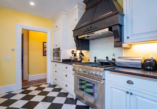The chef in the home will appreciate the highend appliances in the update kitchen.