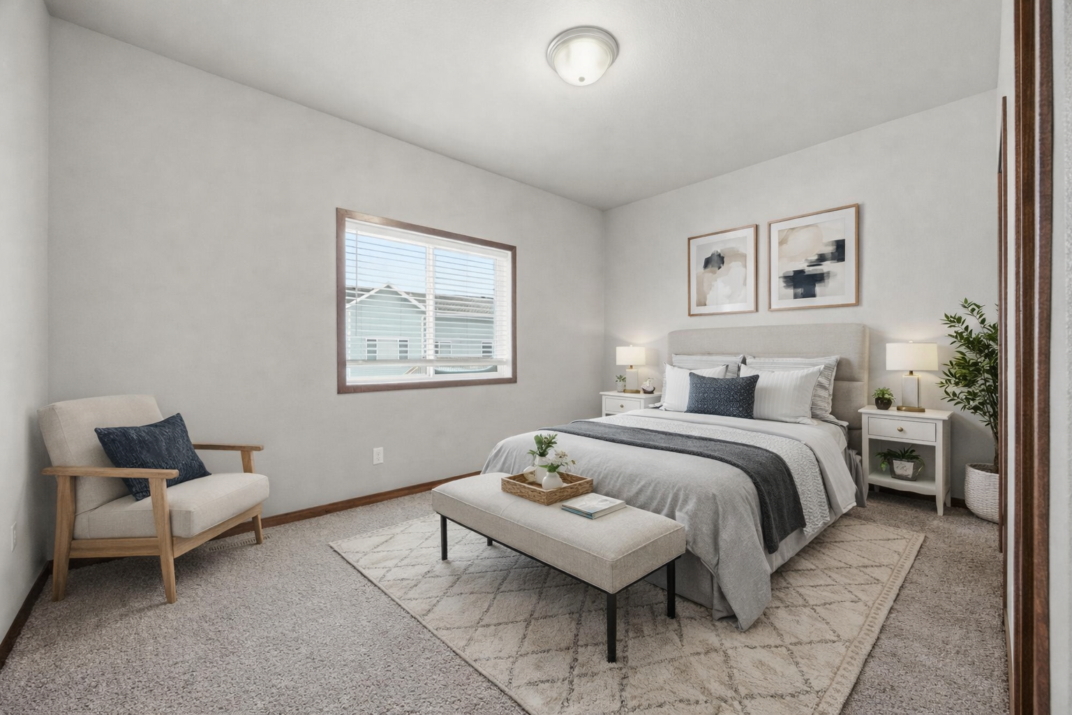 Primary Bedroom - Virtually Staged