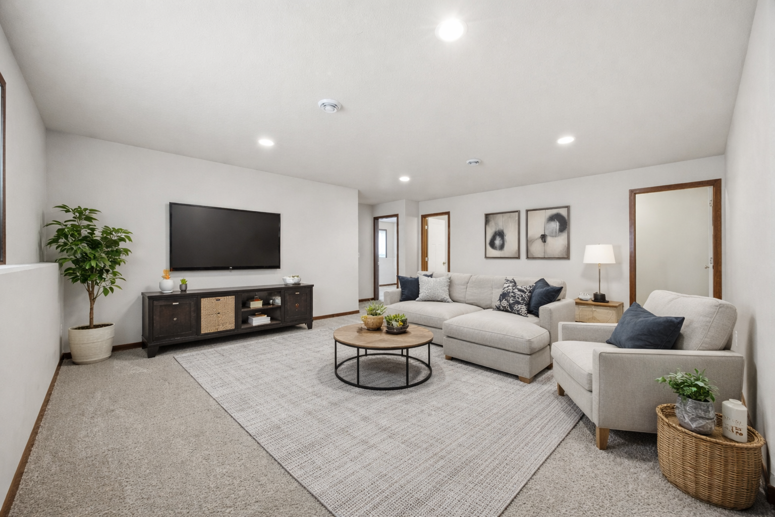 Family Room - Virtually Staged