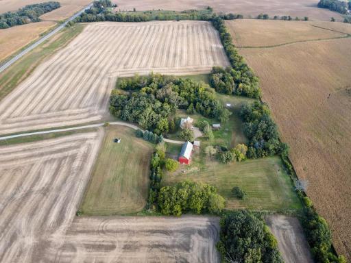 Five acres of hay ground currently rented—keep as income, use for your own harvest, fence for livestock pasture, or create an outdoor arena
