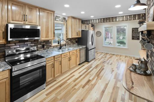 This charming farmhouse kitchen is the heart of the home—an open and inviting space where meals are prepared with love and shared with ease. Designed to bring everyone together, it’s the perfect gathering spot for family and friends.