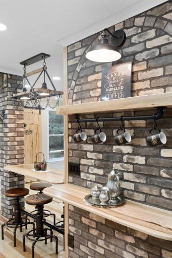 The breakfast bar offers the perfect spot for a morning coffee, a casual lunch, or a quick bite on the go.