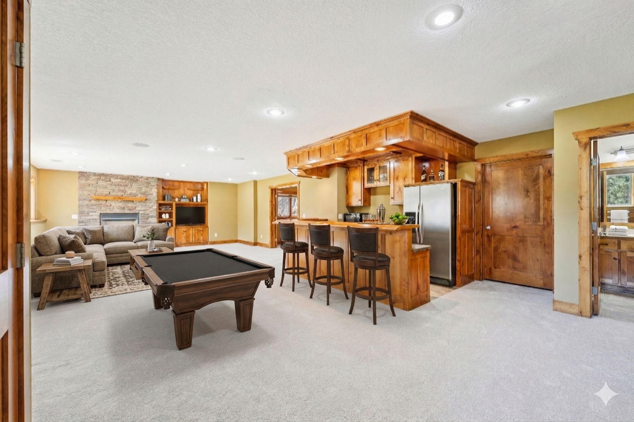 virtually staged to show options!