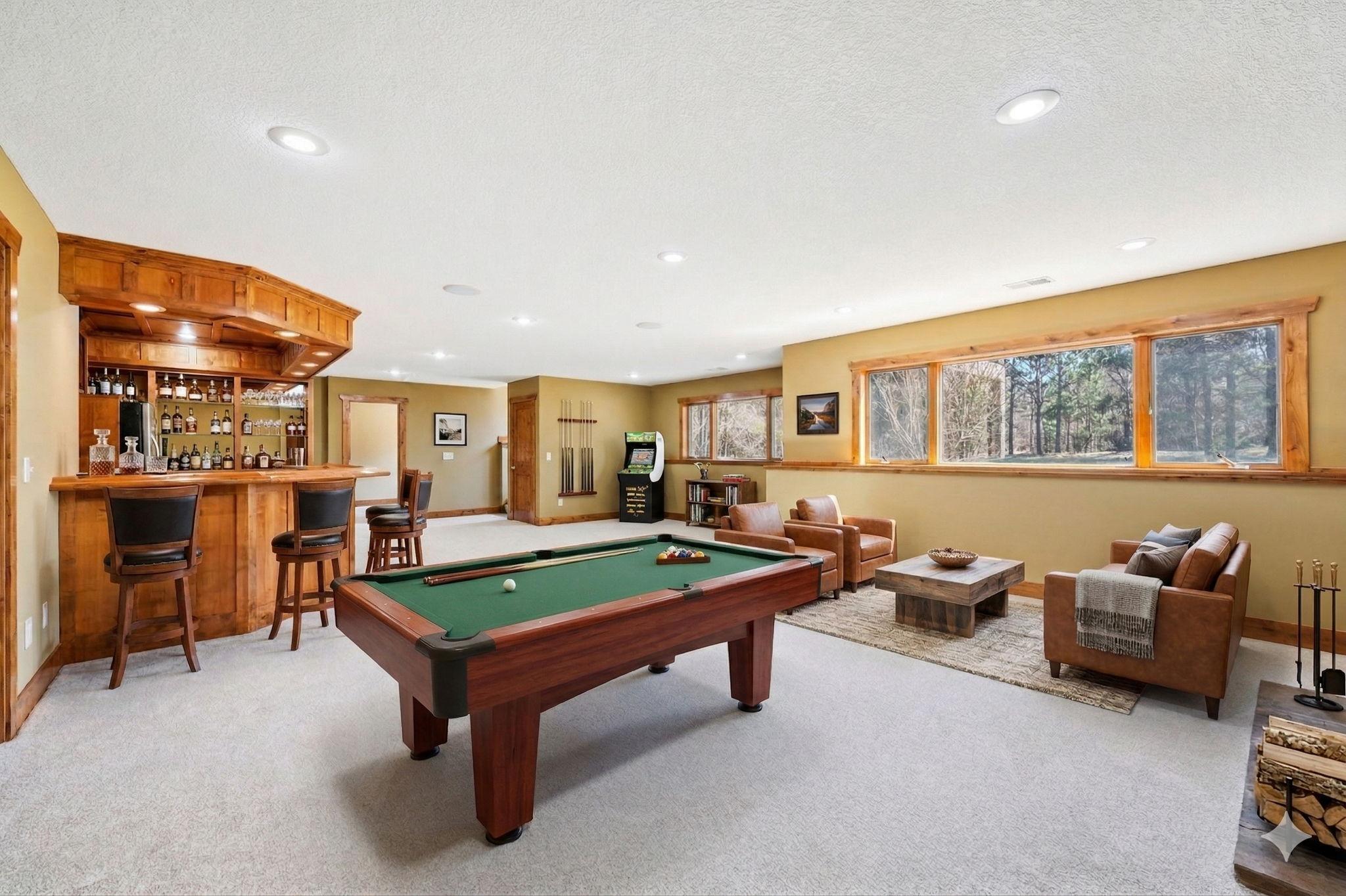 virtually staged to show options!