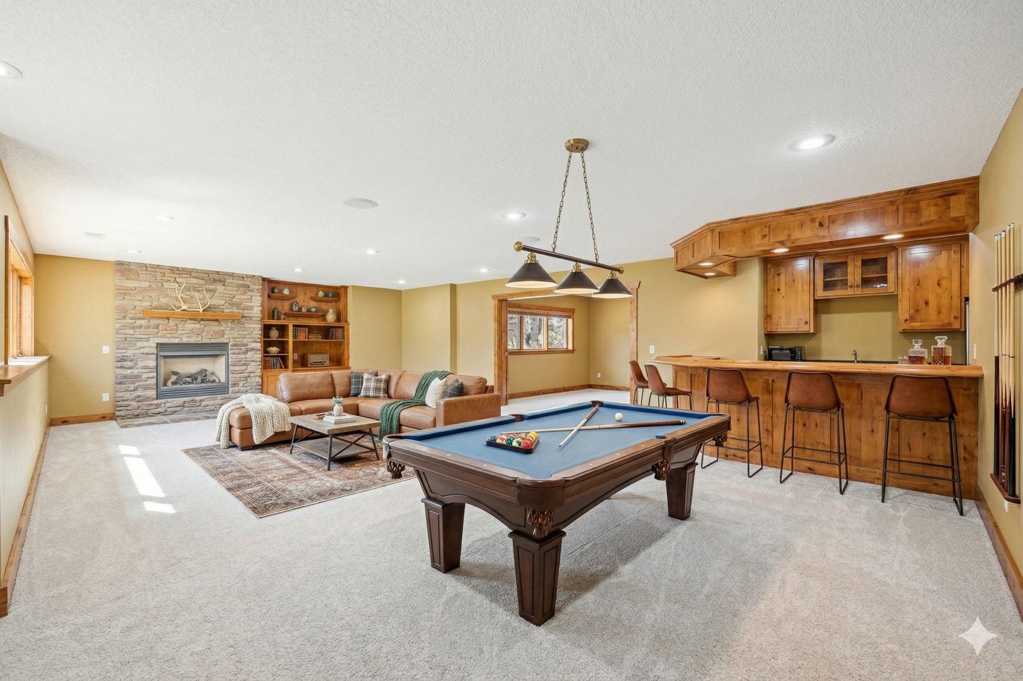 virtually staged to show options!