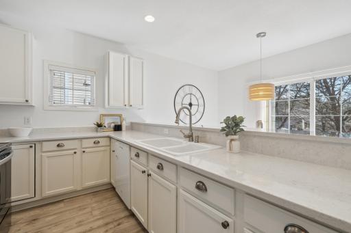 Beautiful quartz countertop