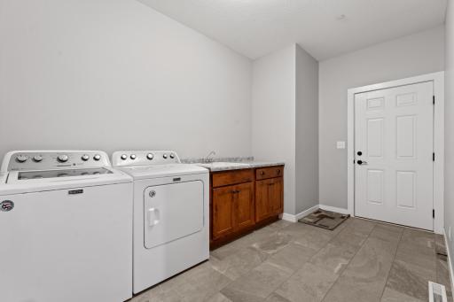 Main floor laundry room