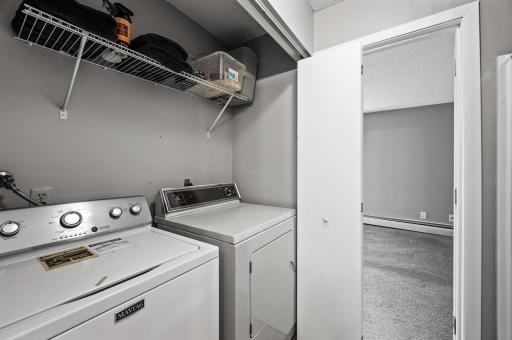 Laundry located in primary bedroom ensuite