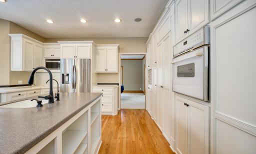 Walk in Pantry, Wall Oven, and Storage