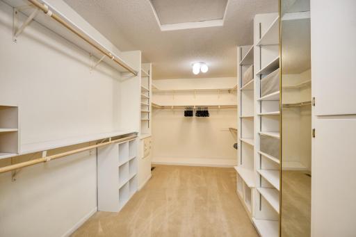 Primary Bedroom's Large Walk-In Closet