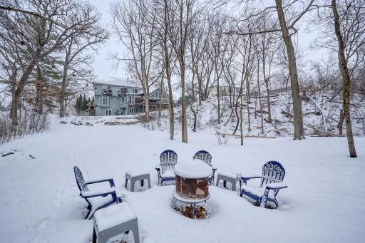 Gentle slope from the house to the creek area. Extra Space to Relax and Play
