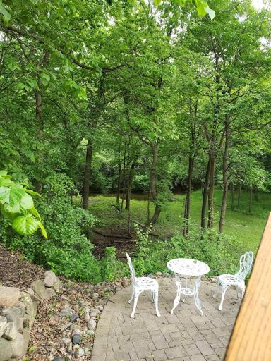 Lower Patio, a quiet place for a 'spot of tea' on a quiet afternoon.