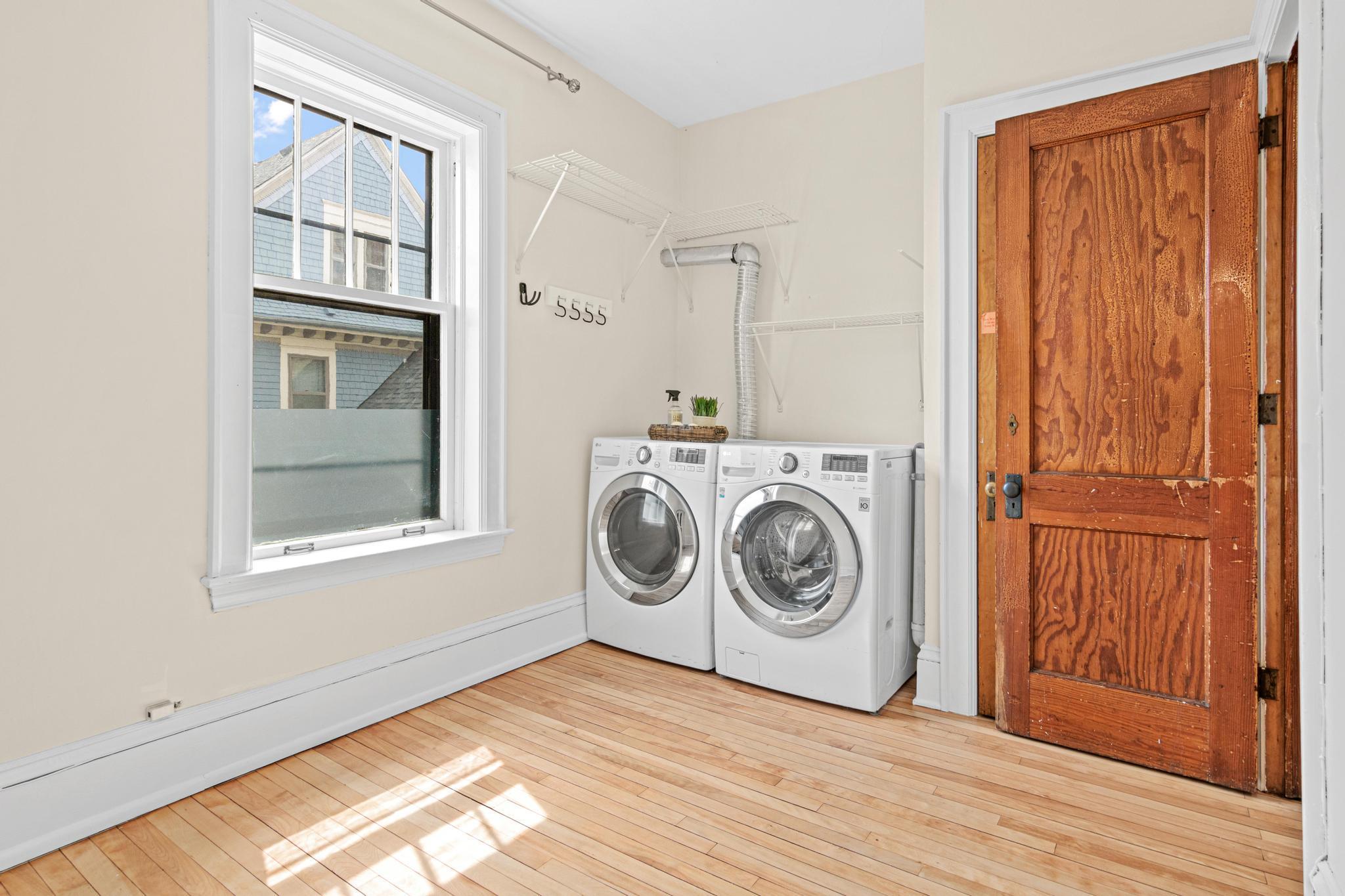 3RD LEGAL BEDROOM / LAUNDRY / CRAFT ROOM - 12'6 X 8'1