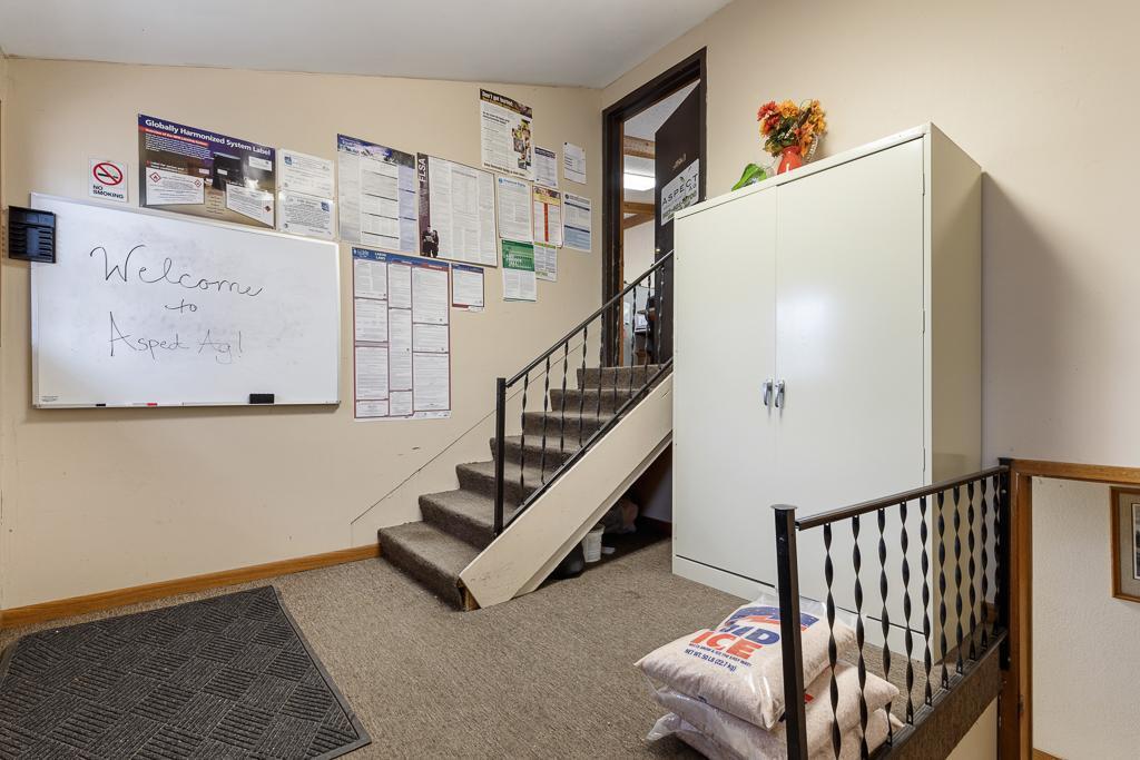 Walk up to the main office or down to the board room