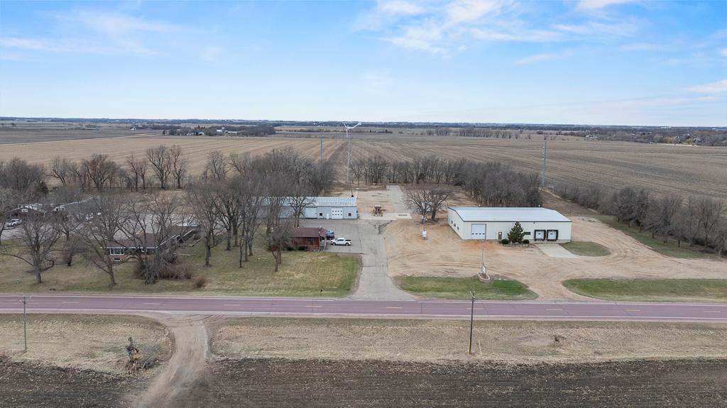 Just off of County Road 7 - ample visibility and accessibility right off of the highway