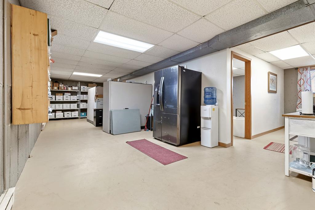 Downstairs - plenty of space for storage