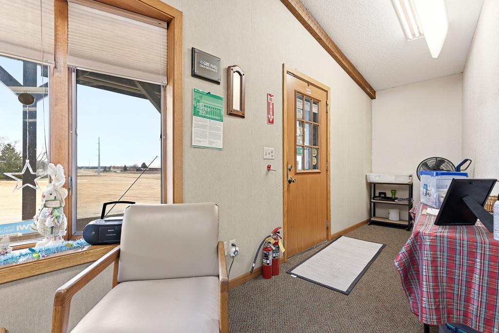 Main entrance to the front of the building