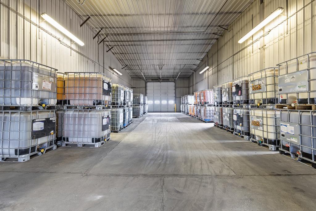 South side of warehouse