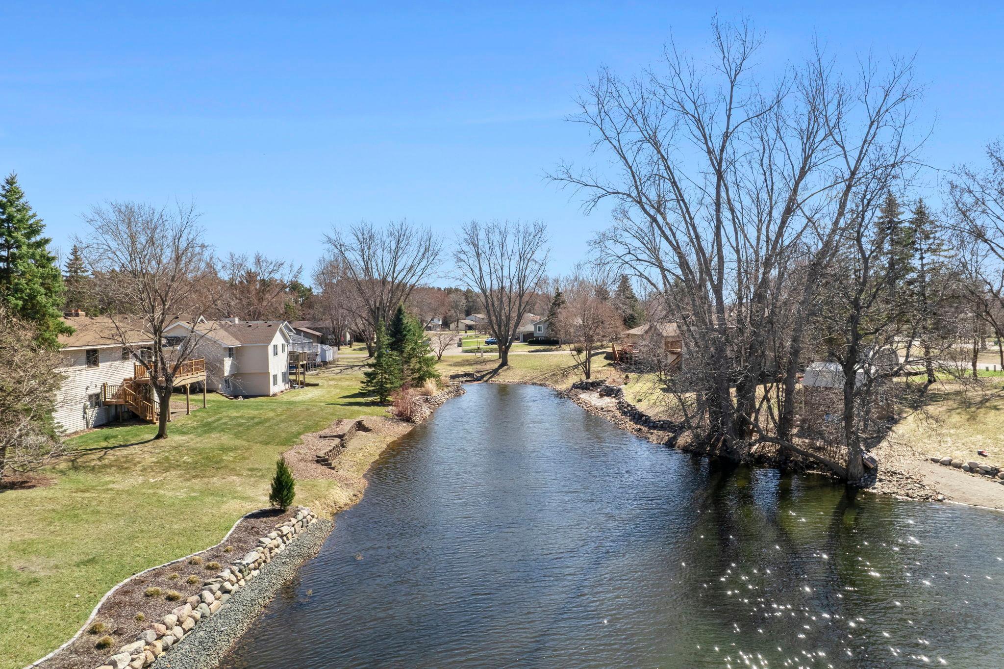 Your new home is on the left in this photo