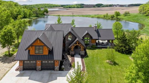 Metal roof, Pella Windows and wood siding