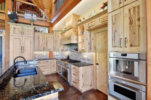 Large working pantry in the heart of the kitchen